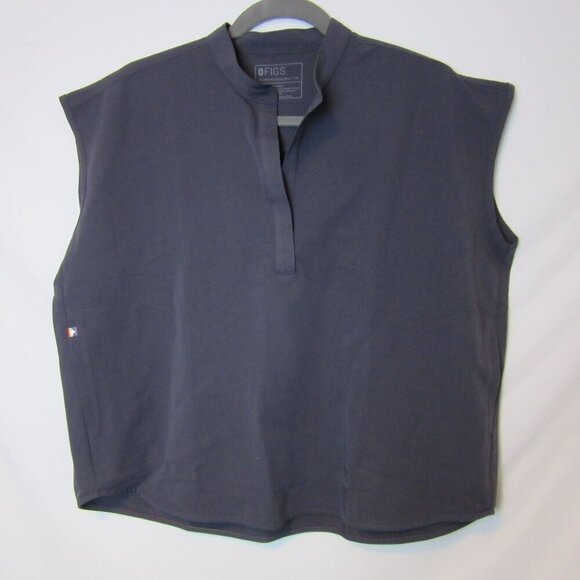 Figs Tops - NEW Figs Gray Rafaela Scrub Top Oversized Pride Limited Edition XL